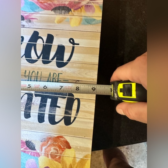 Grow Where You Are Planted wood wall decor - Picture 3 of 5